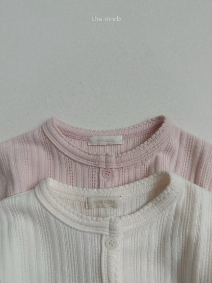22.Eyelet Cardigan