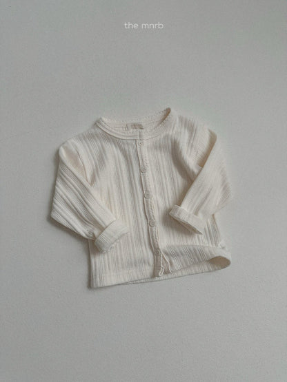 22.Eyelet Cardigan