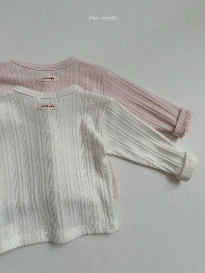 22.Eyelet Cardigan
