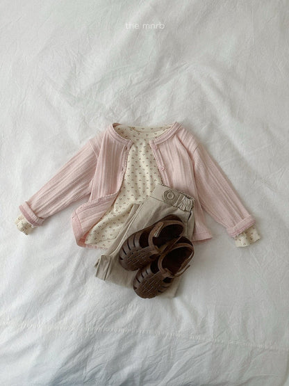 22.Eyelet Cardigan