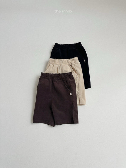 02.Corduroy Capri Pants