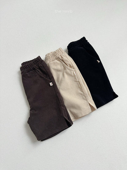 02.Corduroy Capri Pants
