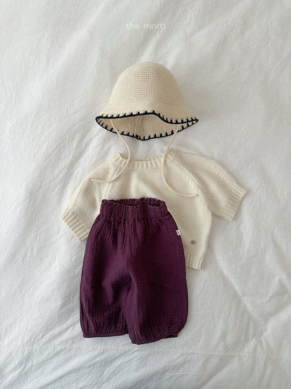 38.Puffy Cropped Jogger Pants