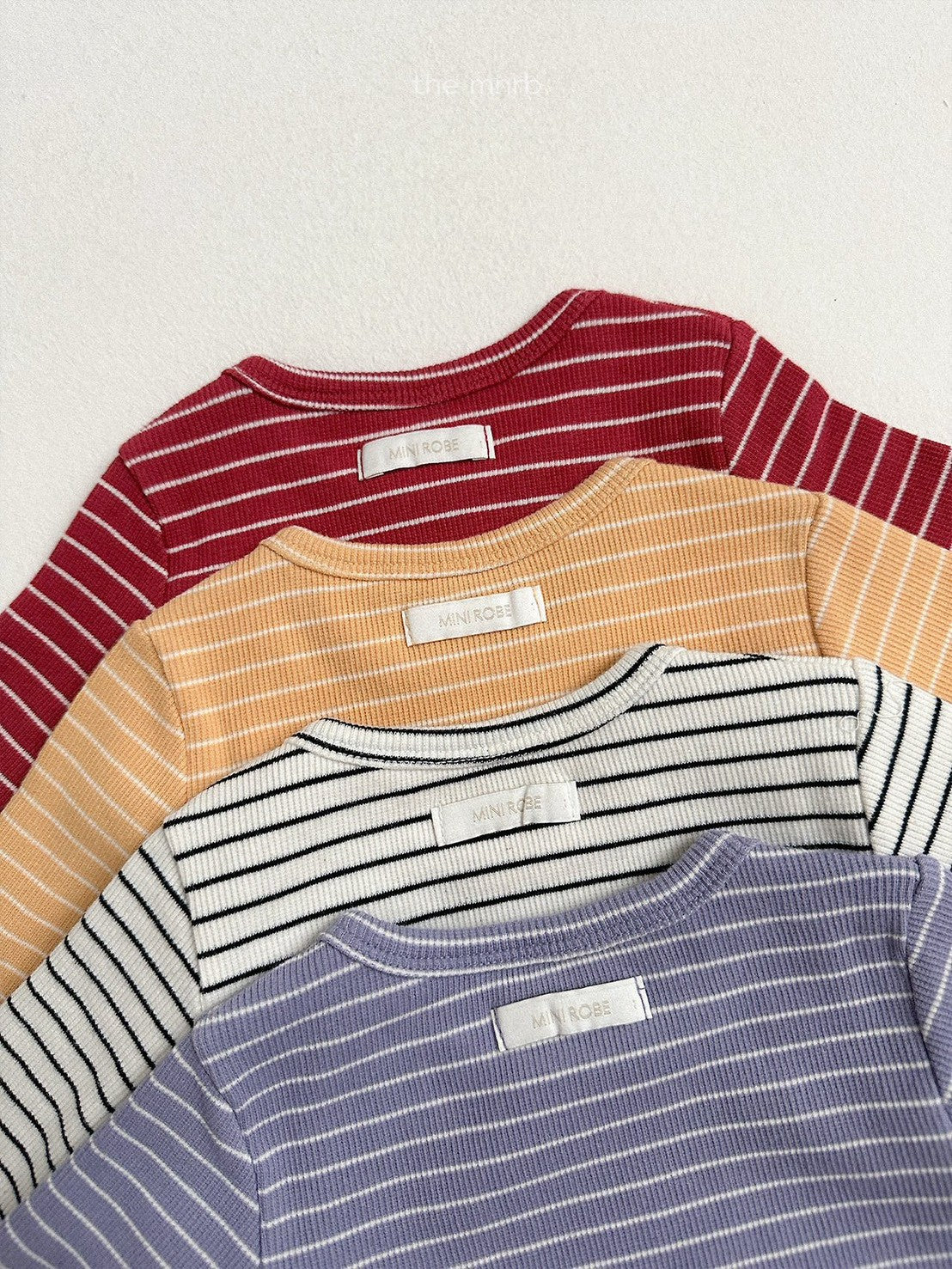 09.Round Stripe Long Sleeve T-Shirt