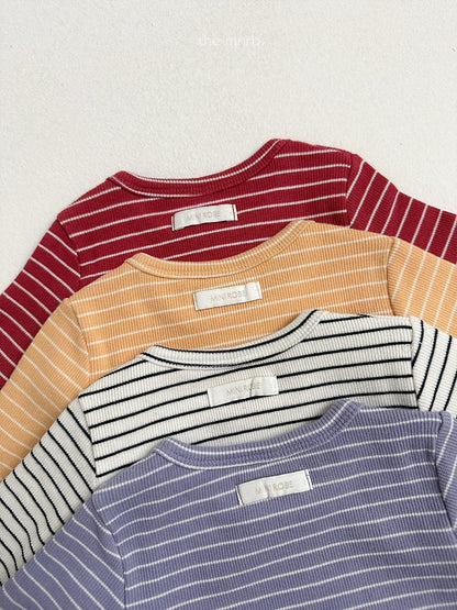 09.Round Stripe Long Sleeve T-Shirt