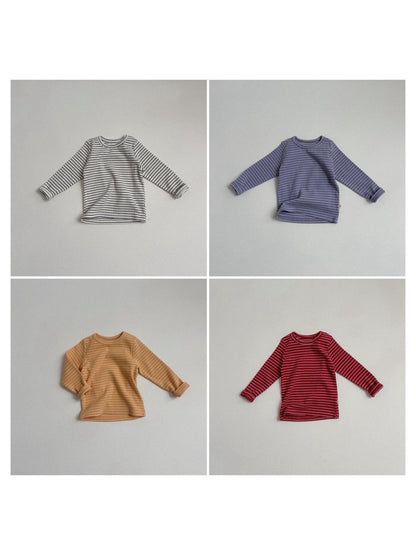 09.Round Stripe Long Sleeve T-Shirt