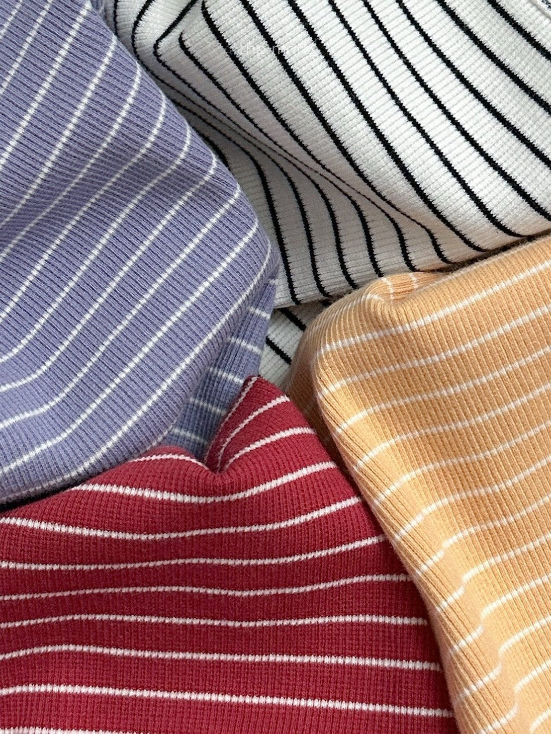 09.Round Stripe Long Sleeve T-Shirt