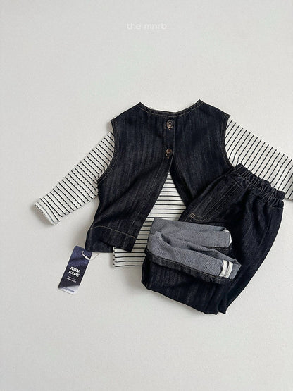 20.Stitch Denim Jogger Pants