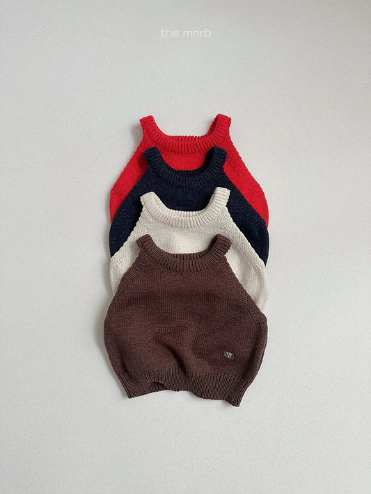 40.Halter Neck Knit Top