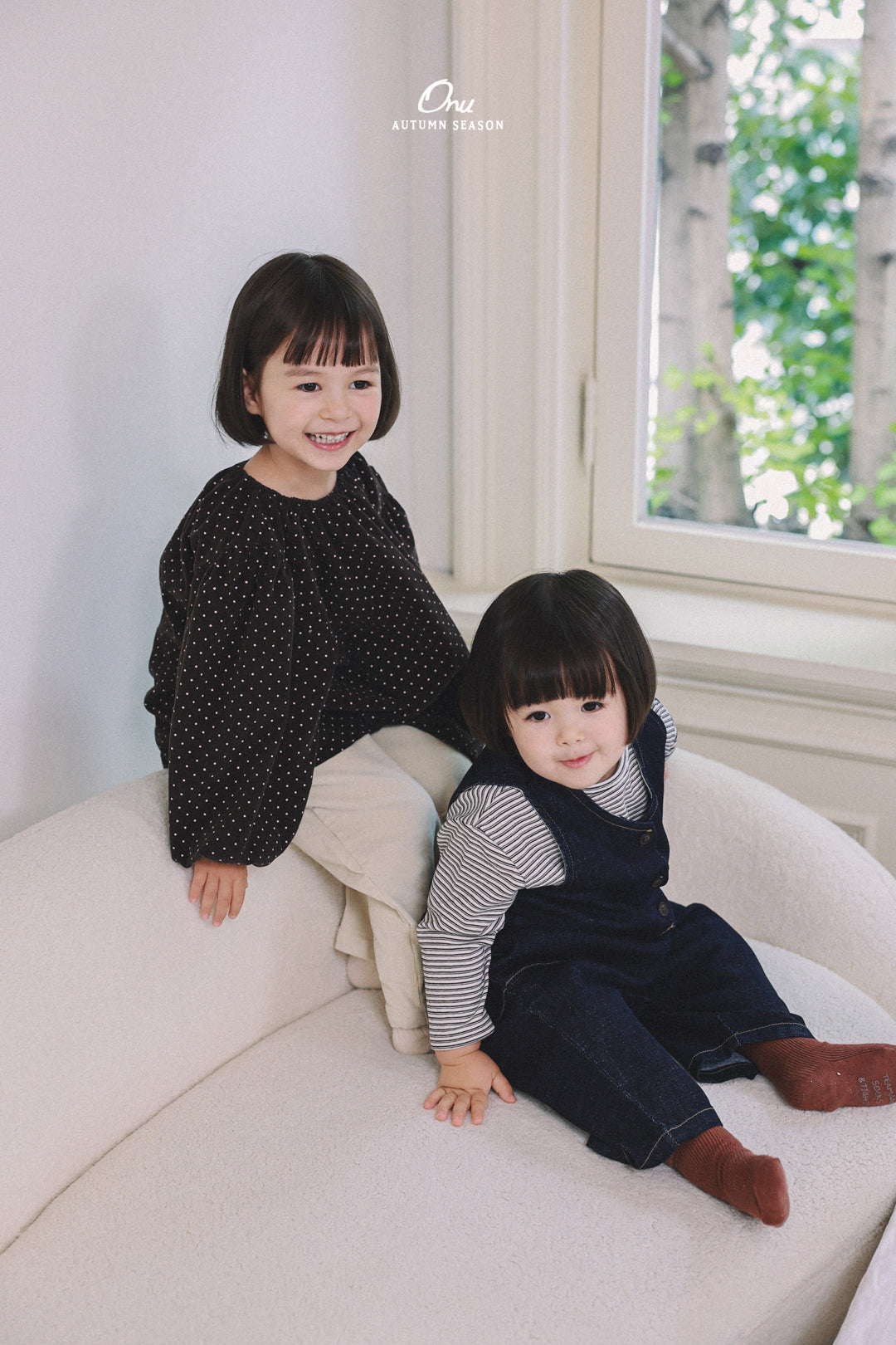 21. Dot Shirring Blouse