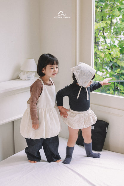 39. Balloon Overall Dress