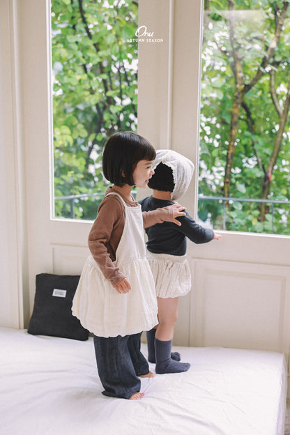 39. Balloon Overall Dress