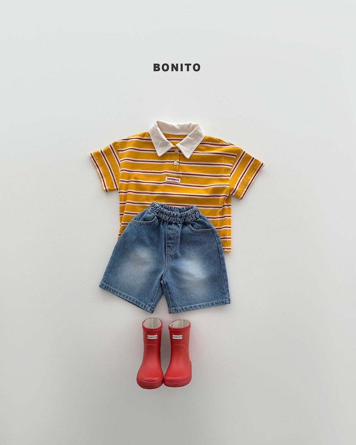 【PREORDER 4日間限定】37.sierre stripe collar tee