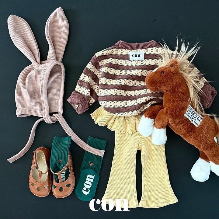 【PRE-ODER〆8.9(sun)】01.CON Jjonkku Frill Leggings | CON