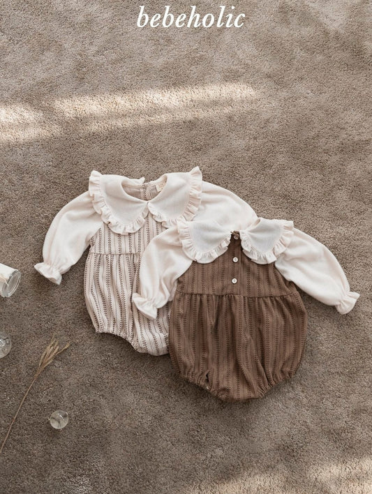 ［bebeholic］leaf collar suit
