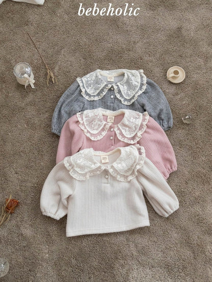［bebeholic］maple collar tee