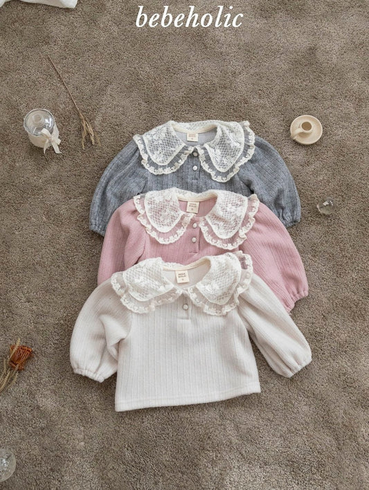 ［bebeholic］maple collar tee