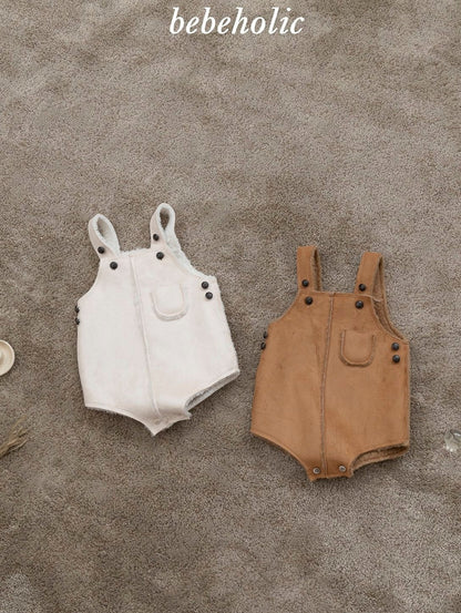 ［bebeholic］moose suspender suit