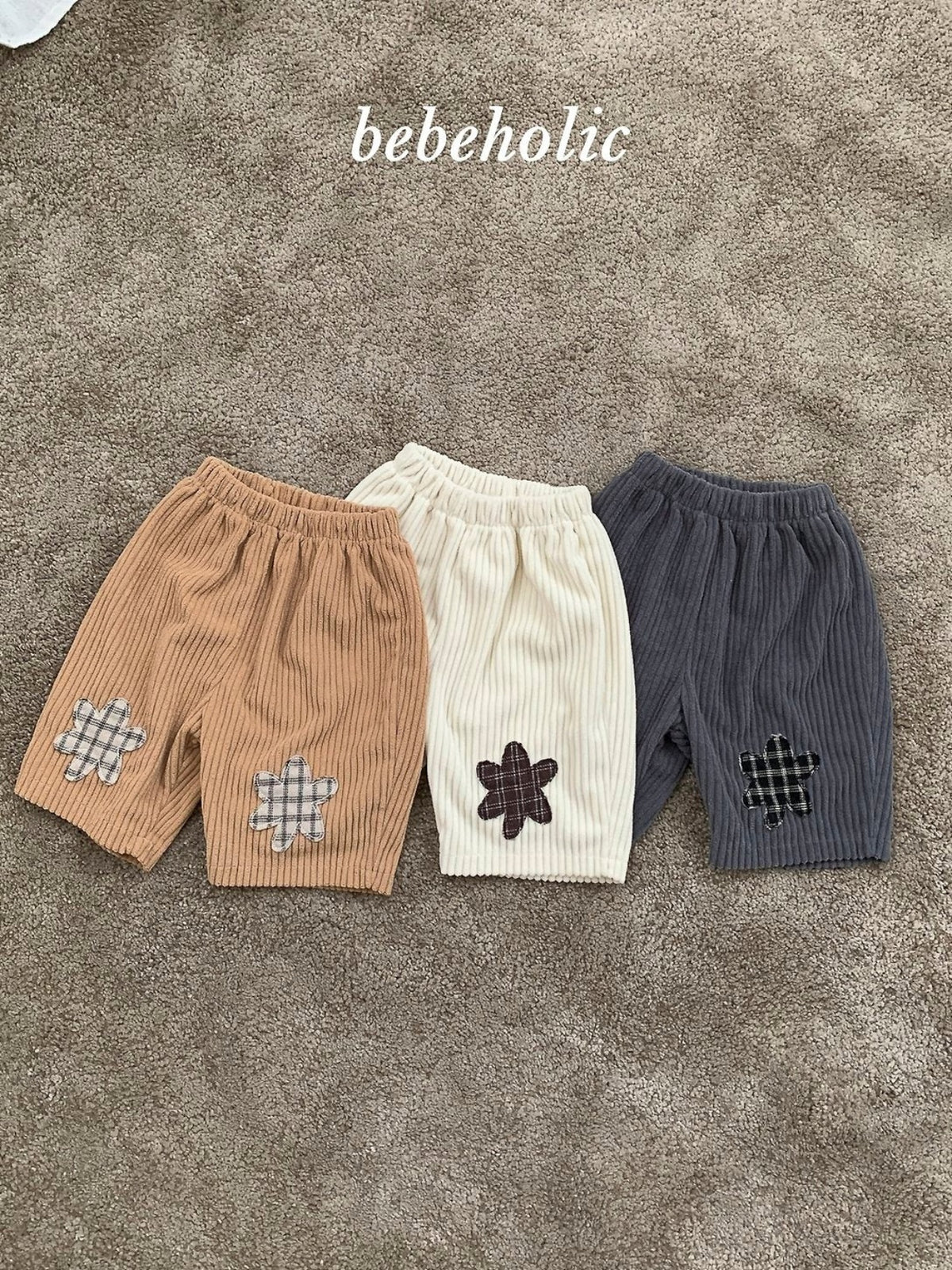 ［bebeholic］patch pants