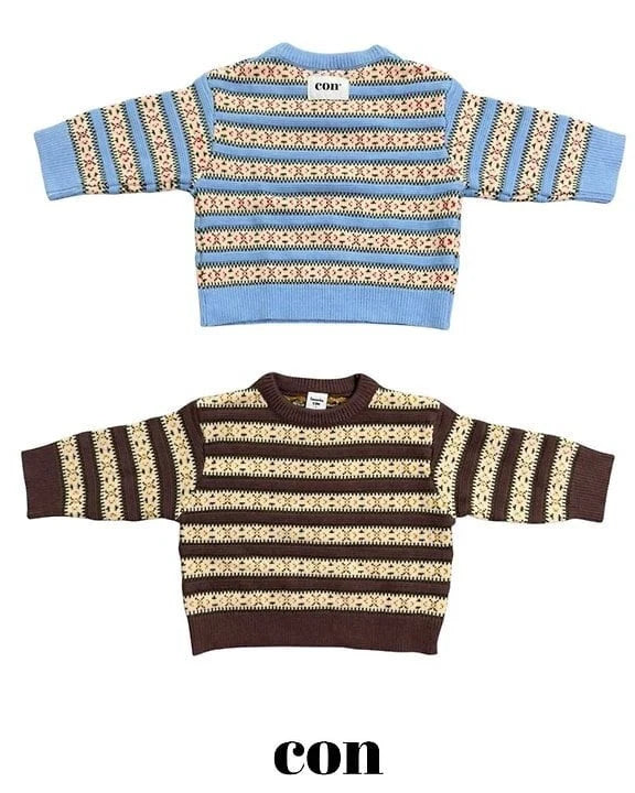 【PRE-ODER〆8.9(sun)】23.Nordic Sweater | CON