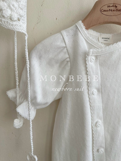 ｟送料無料｠【退院着】退院着 / eyelet glory suit