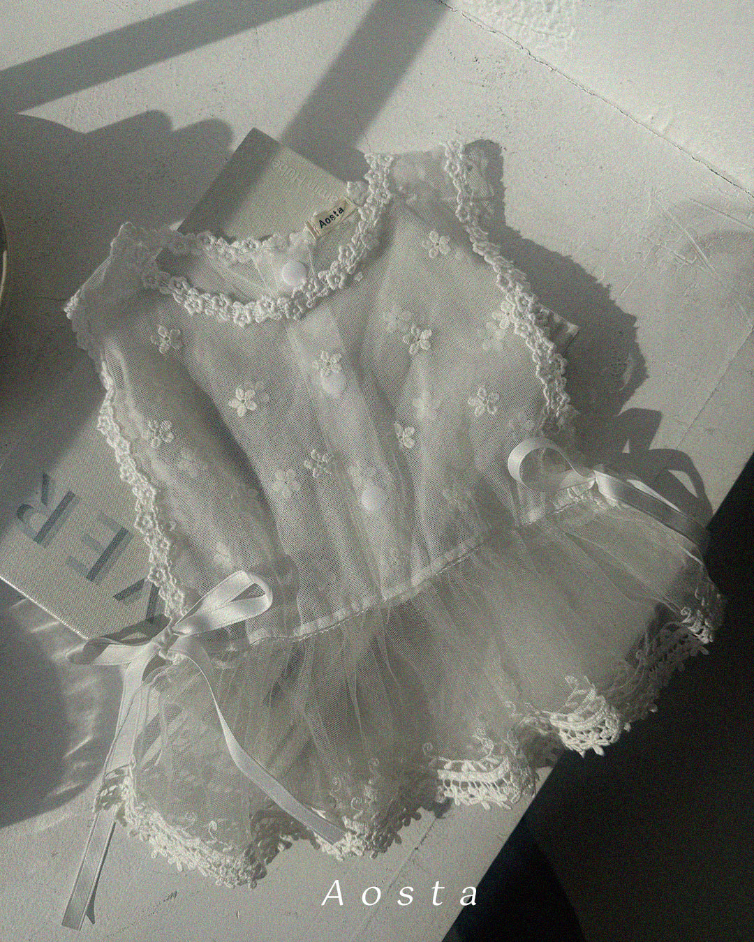 【PREORDER受付終了、ご希望はお問い合わせください。】28.Lace Vest