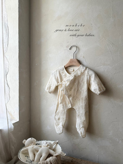 【送料無料 / 即納】退院着 / lace cosy suit