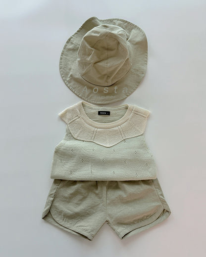 【PREORDER受付終了、ご希望はお問い合わせください。】23.Knit Frill T