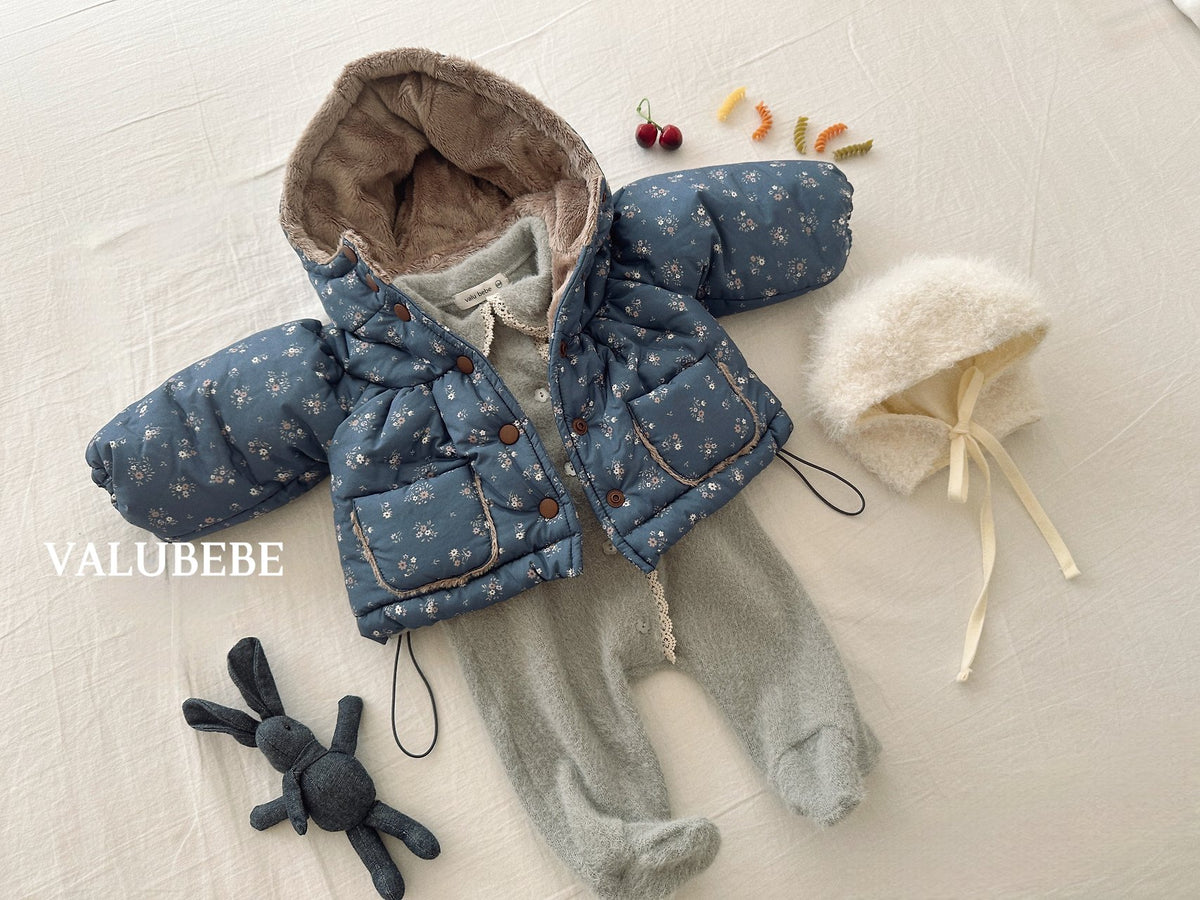 ［valubebe］coco knit footed suit