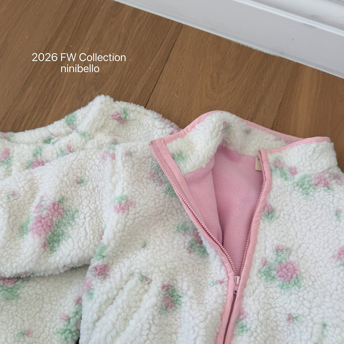 ［ninibello］flower dumble jacket