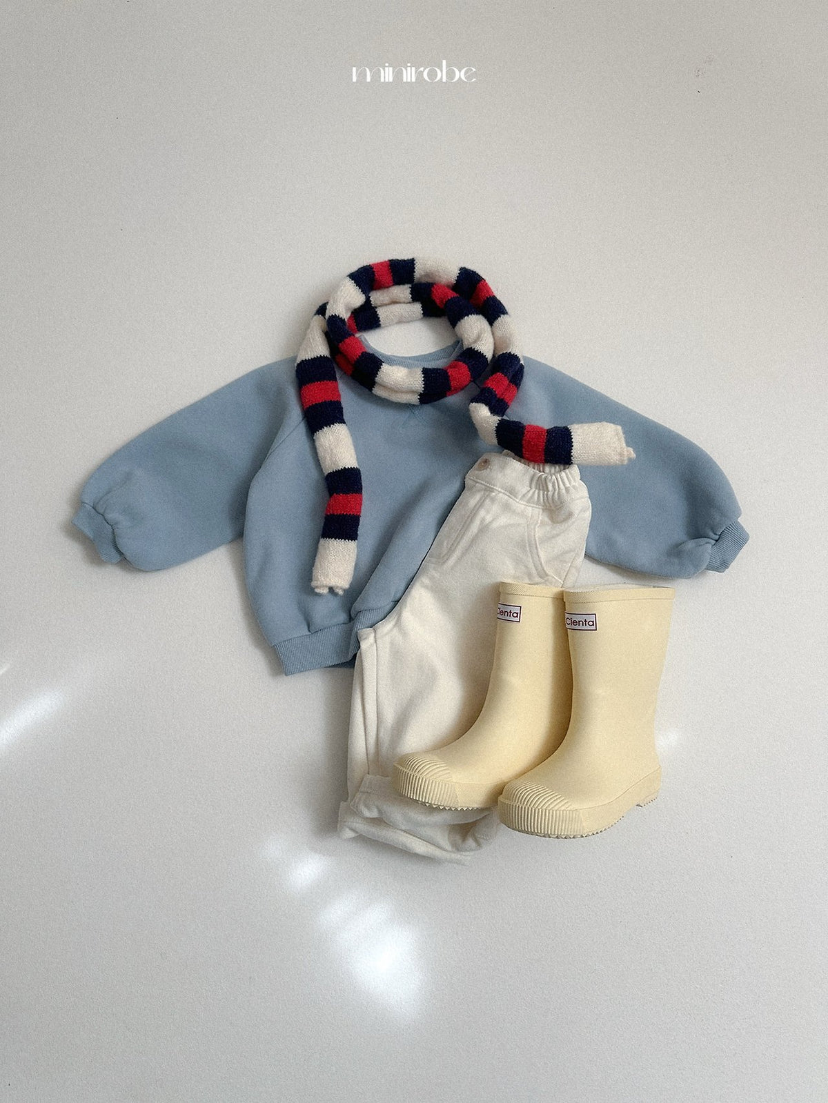 ［minirobe］winter basic straight pants