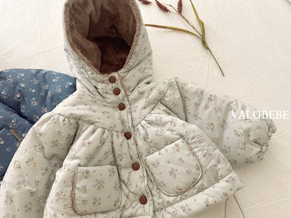 ［valubebe］blanc shirring hood jumper