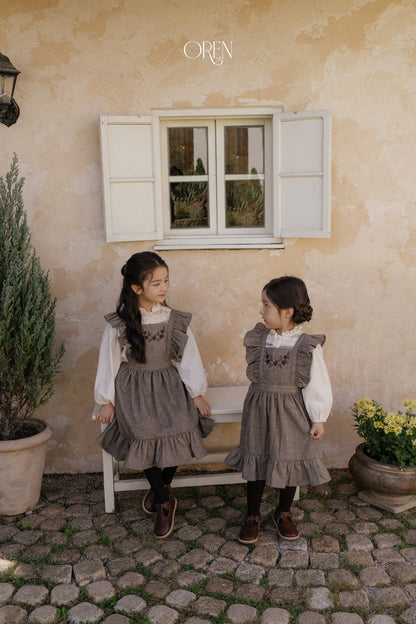 ［OREN］solene pinafore dress