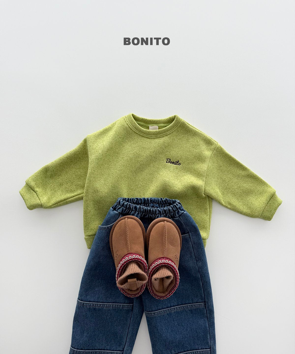 ［BONITO］gradation knit sweatshirt