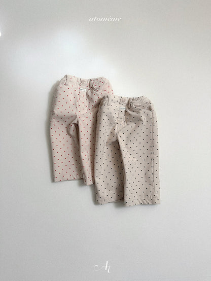 ［atomeme］heart corduroy pants