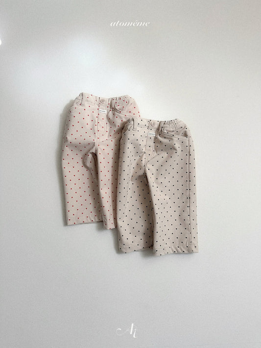 ［atomeme］heart corduroy pants