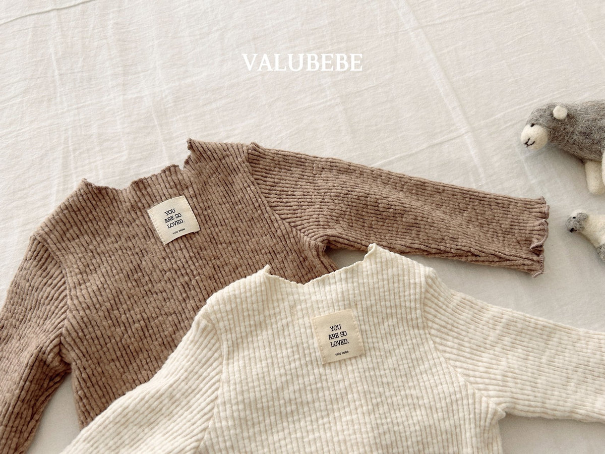 ［valubebe］songsong frill cardigan tee