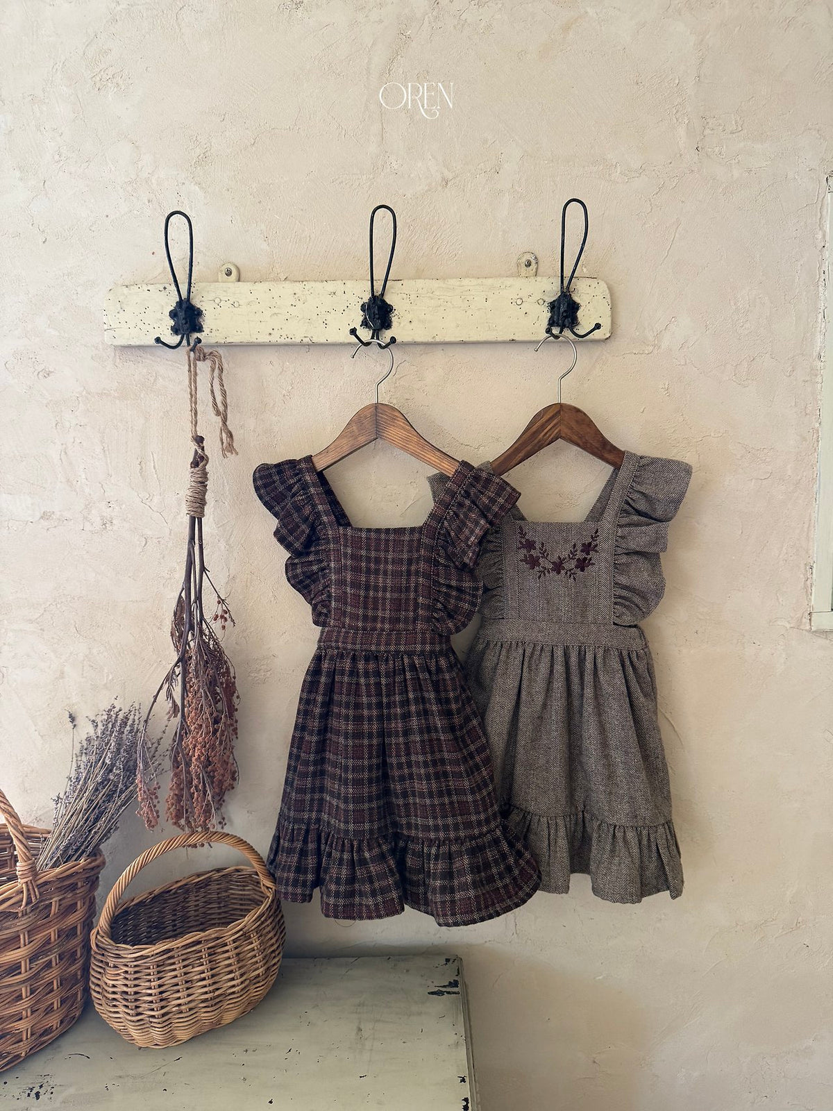 ［OREN］solene pinafore dress
