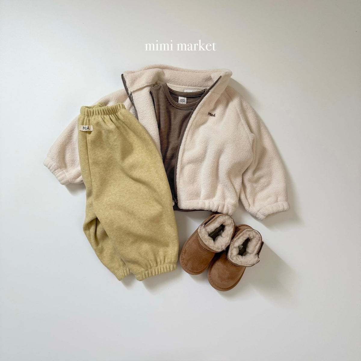 ［mimimarket］egg zip-up