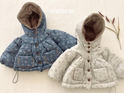 ［valubebe］blanc shirring hood jumper