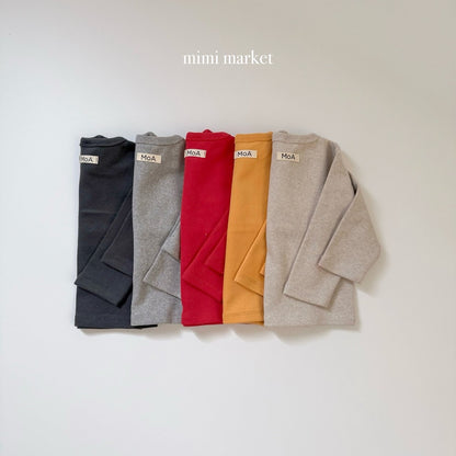 ［mimimarket］peach long sleeve tee