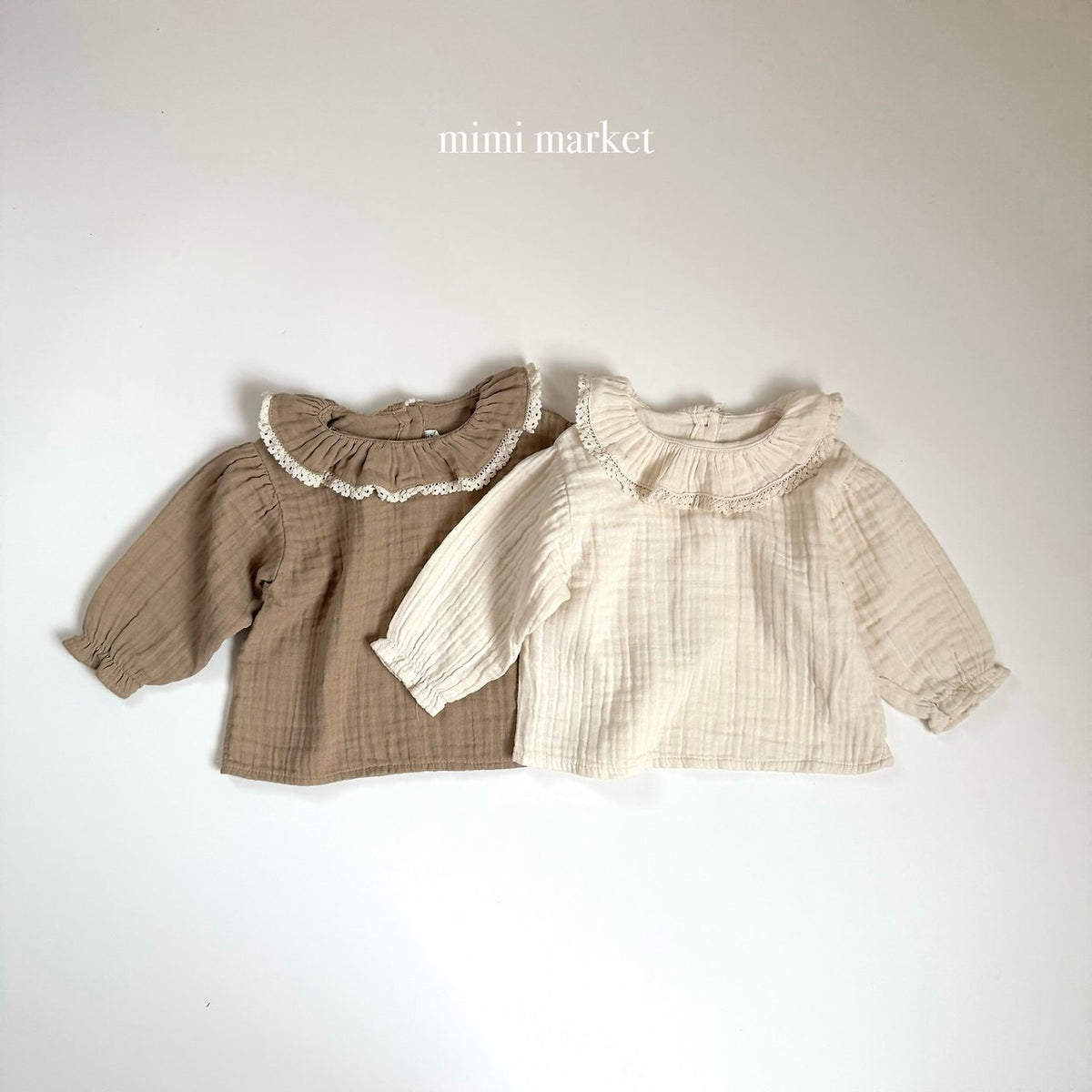 ［mimimarket］fury collar blouse