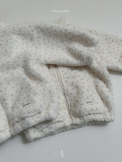 ［atomeme］teddy zip-up