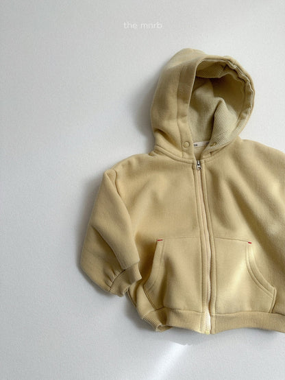 ［minirobe］barrel hood zip-up