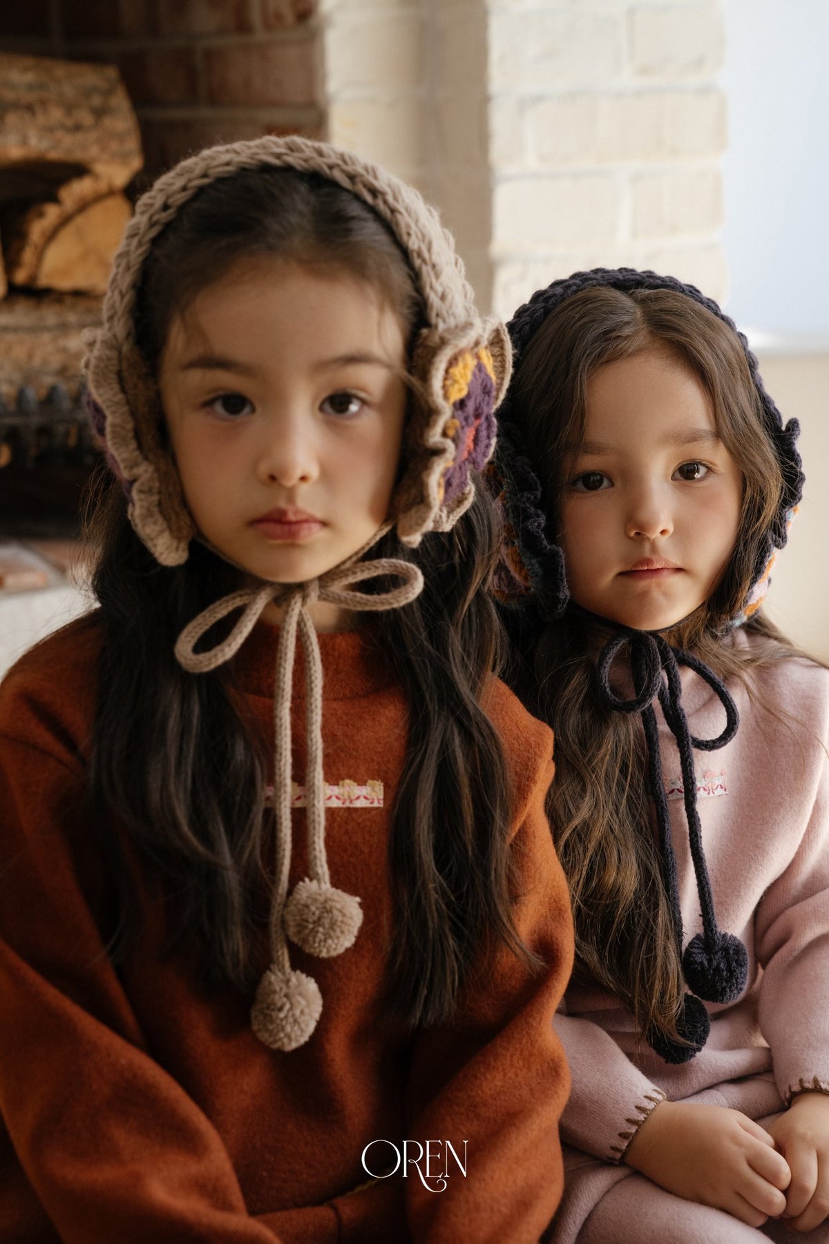 ［OREN］tiji flower knit headband