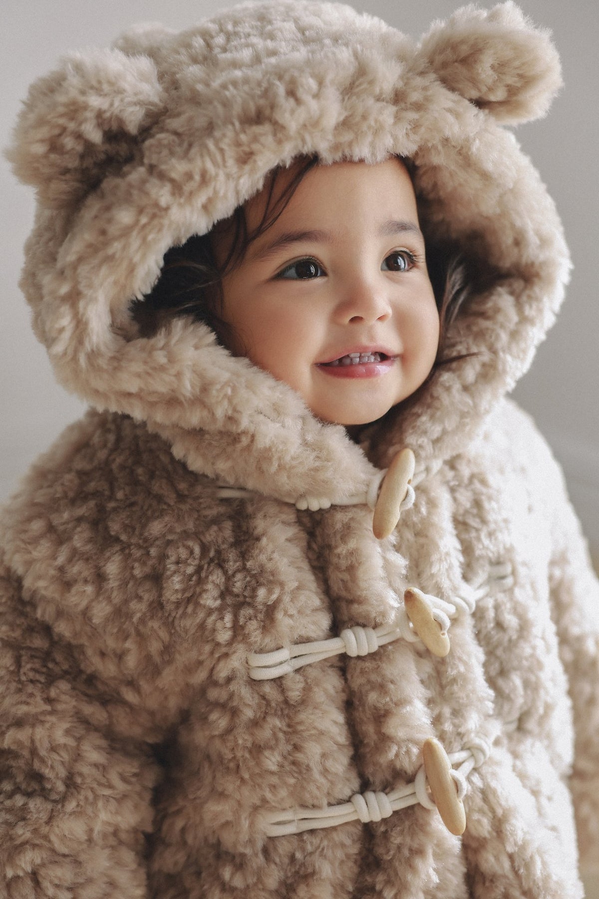 ［ONU］fur teddy coat