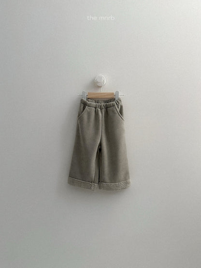 ［minirobe］roll-up straight pants