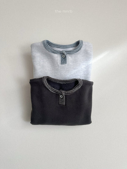 ［minirobe］popo placket sweatshirt