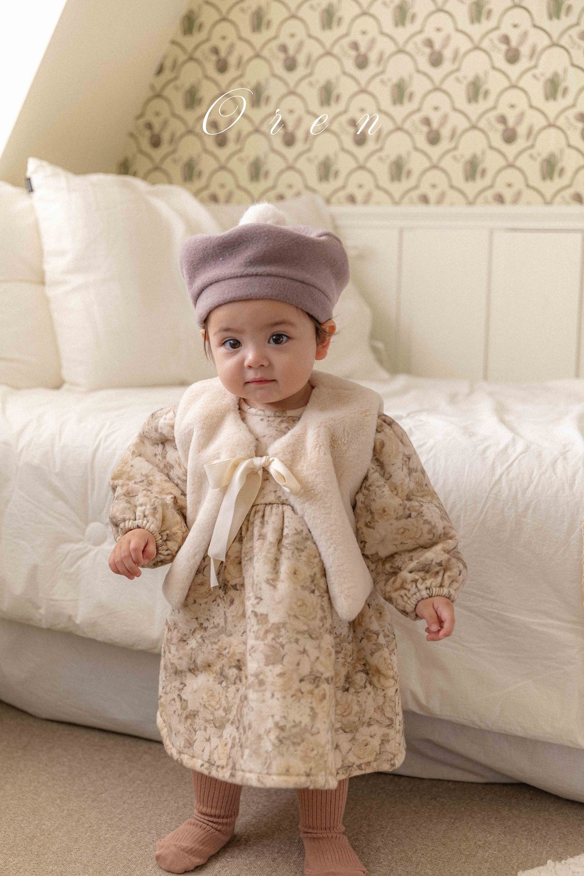 ［OREN］briel padded dress (3oz)