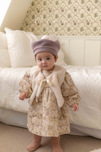 ［OREN］briel padded dress (3oz)